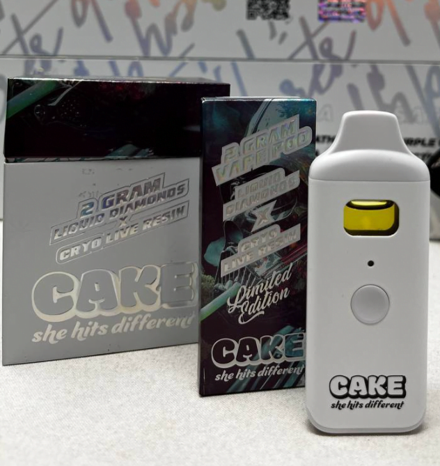 Cake 2 Gram Liquid Diamond Live Resin Disposable Vape - The Capitol ...